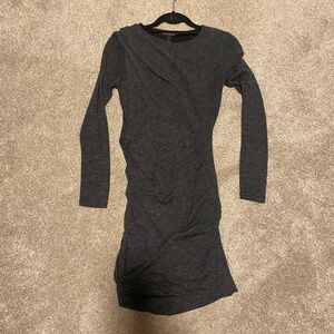 BR Fitted Knit Gray Dress